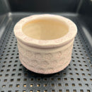 Handmade Stamped Ceramic Succulent Pot Approximately 2”-3”