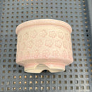 Handmade Stamped Ceramic Succulent Pot Approximately 2”-3”