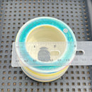 Handmade Ceramic Succulent Pot With Crystal Glass Rim Approximately 2”-3”