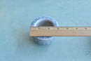 Blue Stamped Ceramic Succulent Pot Approximately 2”