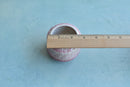 Pink Stamped Ceramic Succulent Pot Approximately 2”