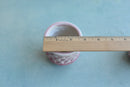 Pink Stamped Ceramic Succulent Pot Approximately 2”