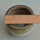 Multi-Color Glazed Handmade Ceramic Succulent Pot Approximately 3"
