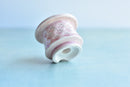 Pink Stamped Ceramic Succulent Pot Approximately 2”
