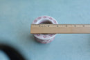 Pink Stamped Ceramic Succulent Pot Approximately 2”