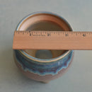 Multi-Color Glazed Handmade Ceramic Succulent Pot Approximately 3"