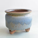 Multi-Color Glazed Handmade Ceramic Succulent Pot Approximately 3"