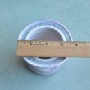 Purple Ceramic Succulent Pot With Crystal Glass Rim Approximately 3"-4"