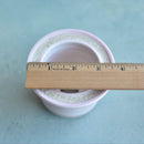 Pink Ceramic Succulent Pot With Crystal Glass Rim Approximately 3"-4"