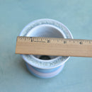 Purple Ceramic Succulent Pot With Crystal Glass Rim Approximately 3"-4"