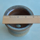 Multi-Color Glazed Handmade Ceramic Succulent Pot Approximately 3"