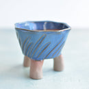 Cobalt Blue Handmade Ceramic Succulent Pot Approximately 3.5"