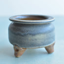 Multi-Color Glazed Handmade Ceramic Succulent Pot Approximately 3"