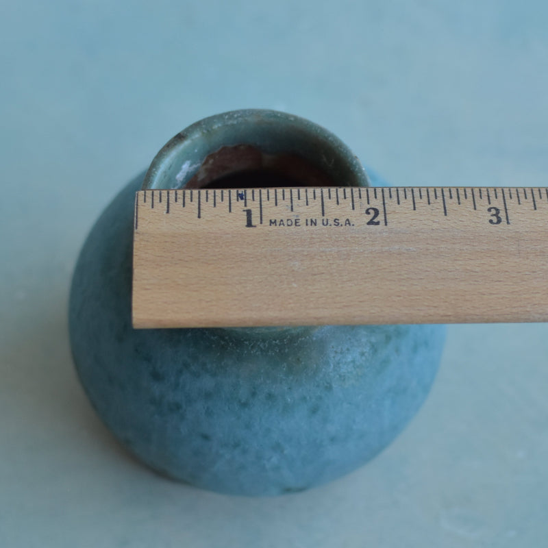 Multi-Color Glazed Handmade Ceramic Succulent Pot Approximately 2" Opening (1987 Studio)