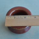 Red Multi-Color Glazed Handmade Ceramic Small Succulent Pot Approximately 2"