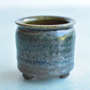 Multi-Color Glazed Handmade Ceramic Succulent Pot Approximately 2"