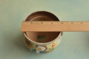 Hand Painted Ceramic Succulent Pot- Duck Design and Inlaid Faux Diamonds Approximately 3"-4” (Hongci Studio Korea)