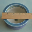 Purple and Blue Crackle Glazed Ceramic Succulent Pot Approximately 4"