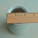 Light Blue Crackle Glazed Ceramic Succulent Pot Approximately 2"