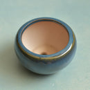 Dark Blue Ceramic Succulent Pot Approximately 3"