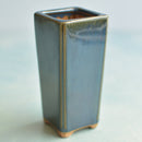 Tall Dark Blue Ceramic Succulent Pot Approximately 2" Wide x 4.5" Tall