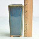 Tall Dark Blue Ceramic Succulent Pot Approximately 2" Wide x 4.5" Tall