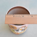 Hand Painted Ceramic Succulent Pot- Duck in Hat Design and Inlaid Faux Diamonds Approximately 2"-3" (Hongci Studio Korea)