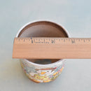 Hand Painted Ceramic Succulent Pot- Duck in Hat Design and Inlaid Faux Diamonds Approximately 2"-3" (Hongci Studio Korea)