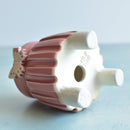 Pink Handmade Ceramic Succulent Pot with Butterfly Approximately 3”