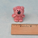 Small Pink Ceramic Planter Pal Approximately 1"