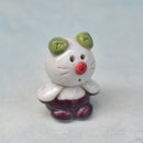 Small Green and Purple Ceramic Planter Pal Approximately 1"