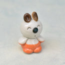 Small Orange Ceramic Planter Pal Approximately 1"