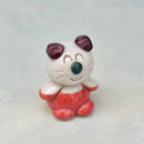 Small Red Ceramic Planter Pal Approximately 1"