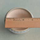 Light Blue Handmade Ceramic Succulent Pot with Flower Stamp Approximately 3" (Toun Kiln Studio)