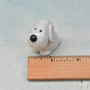 Small White Ceramic Planter Pal Approximately 1"