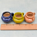 Extra Mini Ceramic Succulent Propagation Pots (Set of Three) Approximately 2"