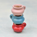 Extra Mini Ceramic Succulent Propagation Pots (Set of Three) Approximately 2"