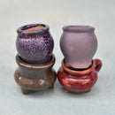 Extra Mini Ceramic Succulent Propagation Pots (Set of Four) Approximately 2"