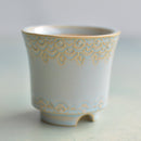 Light Blue Handmade Ceramic Succulent Pot Approximately 3" (Toun Kiln Studio)