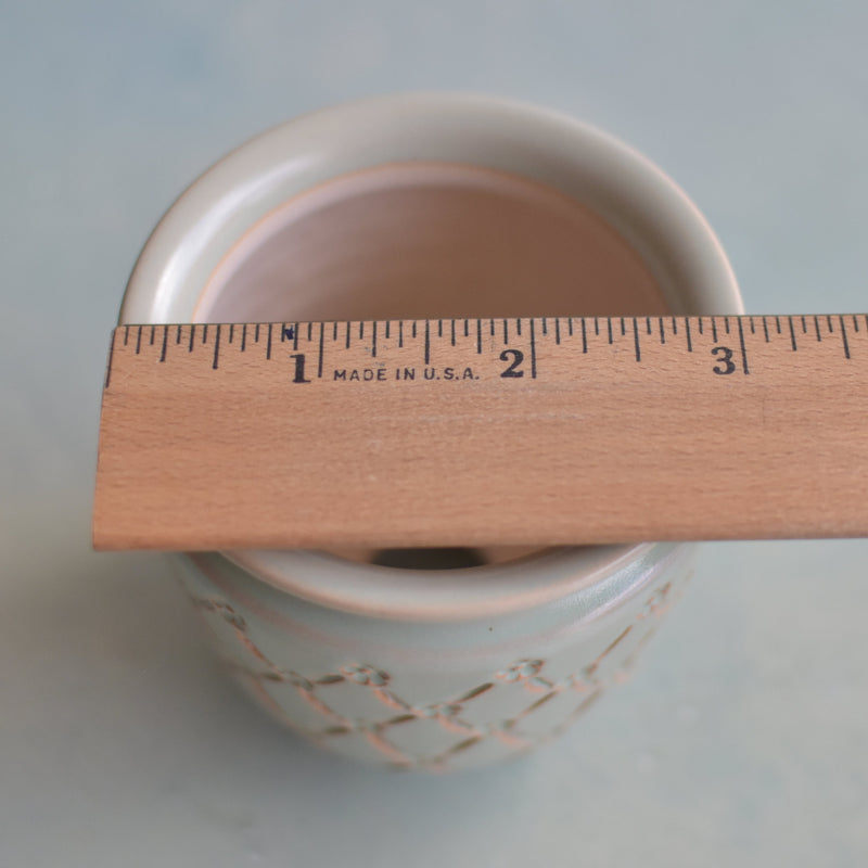 Light Blue Handmade Ceramic Succulent Pot Approximately 3" (Toun Kiln Studio)