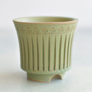 Green Handmade Ceramic Succulent Pot Approximately 3" (Toun Kiln Studio)