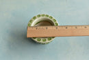 Green Stamped Ceramic Succulent Pot Approximately 2”