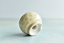 Green Stamped Ceramic Succulent Pot Approximately 2”