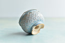 Light Blue Handmade Ceramic Succulent Pot Approximately 2"-3"