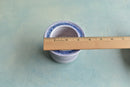 Purple Ceramic Succulent Pot With Crystal Glass Rim Approximately 3”-4"