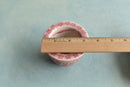 Pink Stamped Ceramic Succulent Pot Approximately 2”